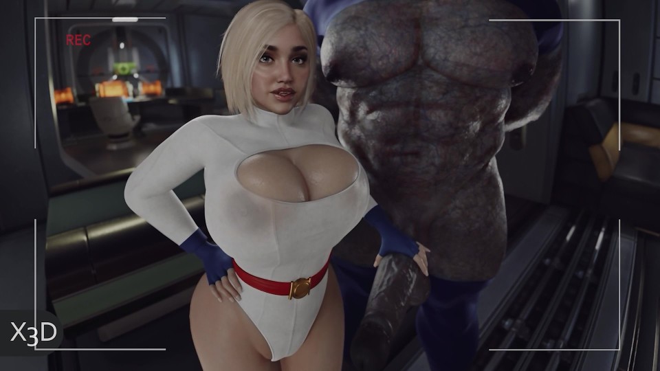 Power Girl and Darkseid — Short 3D Fan Clip
