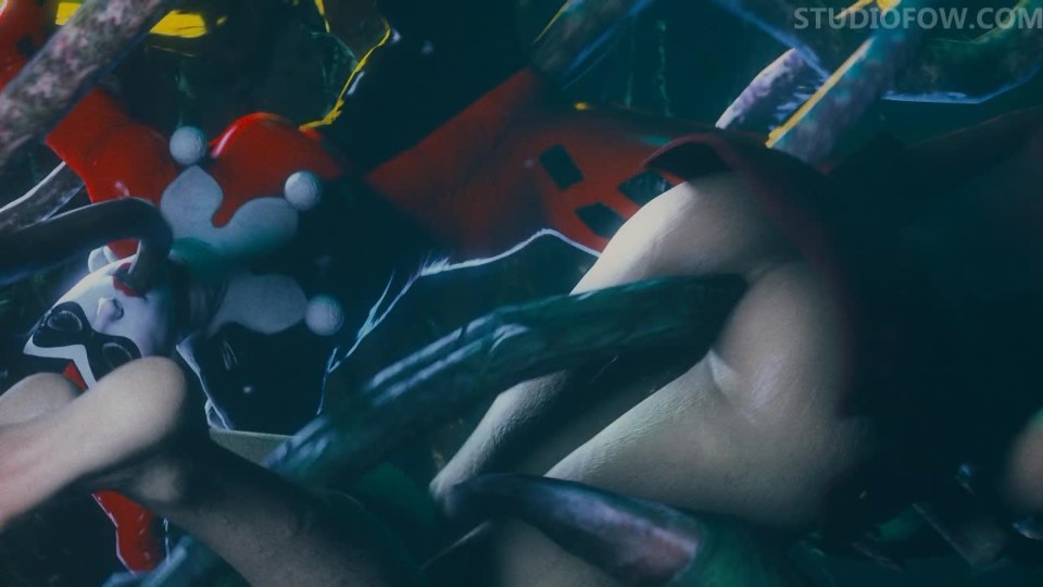 Tentacle Trouble — Harley Quinn & Poison Ivy