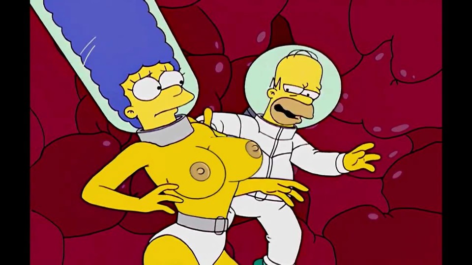Marge and Homer — Undersea Cartoon Parody