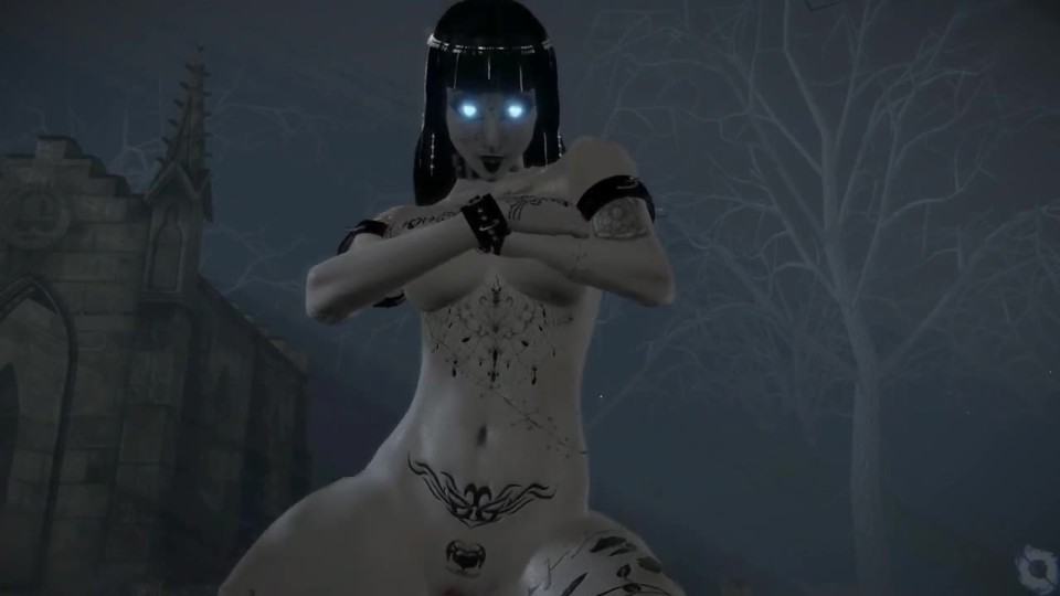 Living Dead Goth — Graveyard 3D Scene