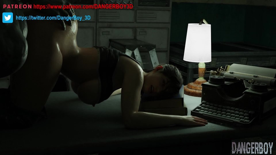 Claire Redfield and Mr X — Resident Evil 3D Fan Clip
