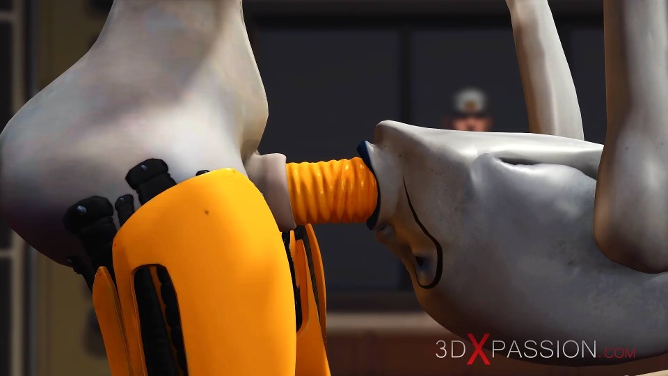 Robot and Alien in a Sci-Fi Lab — 3DXPassion