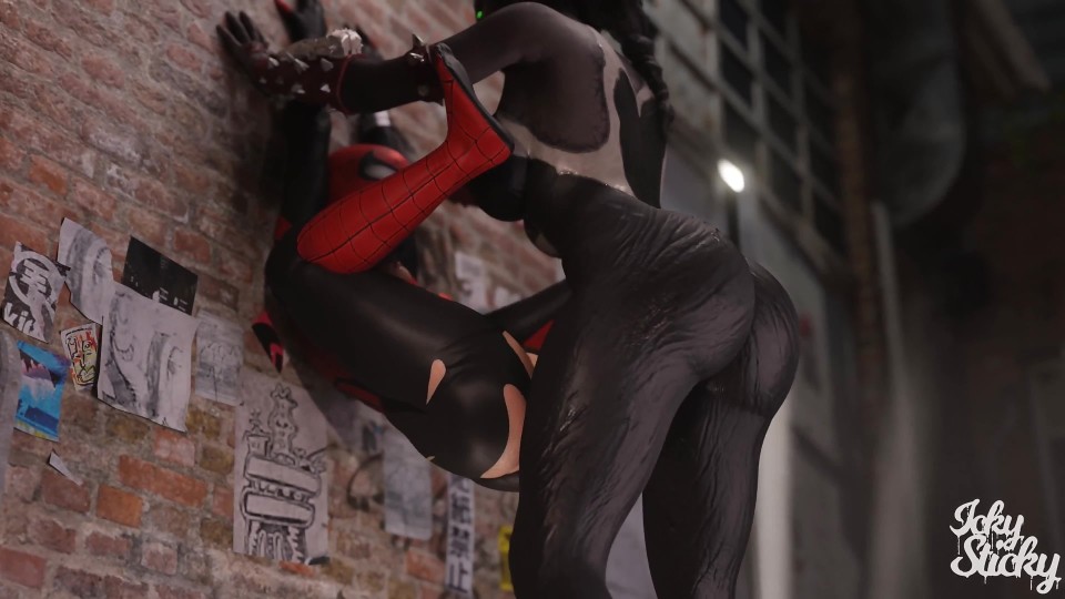 Spider-Girl — Icky Sticky Futanari 3D Scene