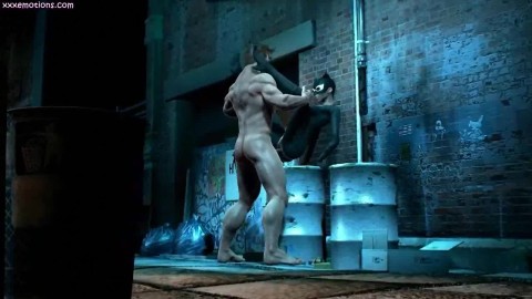 Catwoman and Wolverine — 3D Crossover Clip