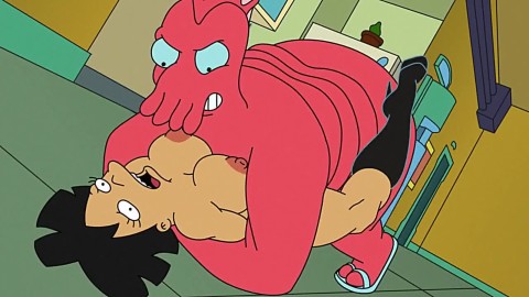 Amy Wong and Zoidberg — Futurama Fan Cartoon