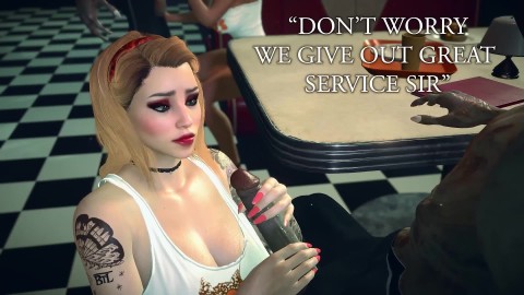 Hootees: Special Menu — Love Wolf 3D Short