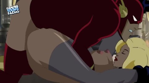 The Flash and a Blonde Woman — Justice League Parody