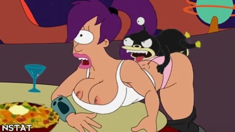 Amy Wong at a Party — Futurama Cartoon