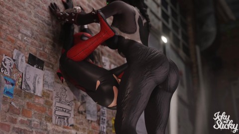 Spider-Girl — Icky Sticky Futanari 3D Scene
