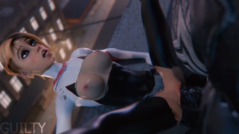 Spider-Gwen & Venom — GuiltyK 3D Fan Clip