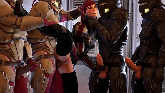 Space Pirate Gangbang: Mass Effect Shepard's Anal Diplomacy